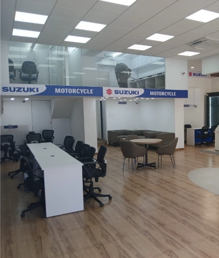 automotive showroom lighting